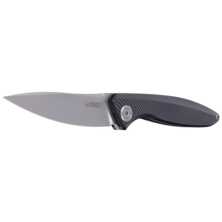 Nóż składany Kubey Pike Black Titanium, Sandblasted CPM 20CV by Parsons Bladeworks (KB2103B)
