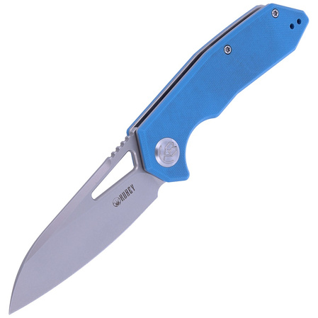 Kubey Knife New Vagrant Blue G10, Sandblast AUS-10 (KU291C)