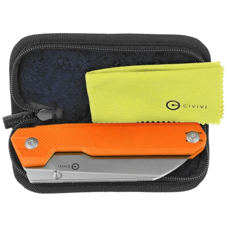Civivi Hid Knife Orange G10, Satin 14C28N by Ostap Hel (C23008-4)