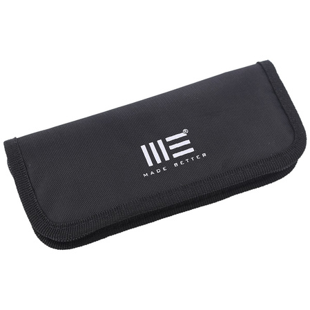 Nóż składany WE Knife Vision R Black Titanium, Black Stonewashed CPM 20CV by Snecx Tan (WE21031-2)