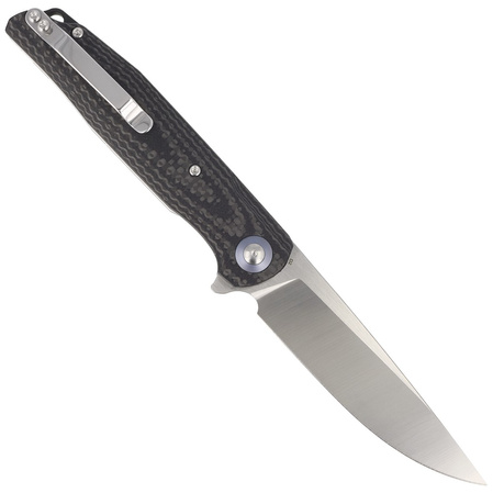 Bestech Knife Ascot Carbon Fiber / Black G10, Satin D2 (BG19A)