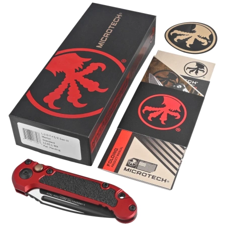 Nóż automatyczny Microtech LUDT Gen III S/E Merlot Aluminium, Black M390MK by Tony Marfione (1135-1MR)