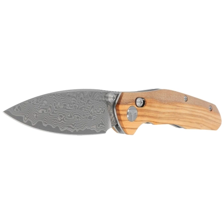 Nóż składany Bestechman Ronan Olive Wood, Damascus (BMK02M)
