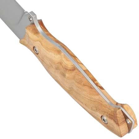 Viper Pointer Olive Wood, Satin N690Co by Tommaso Rumici Knife (V4870UL)