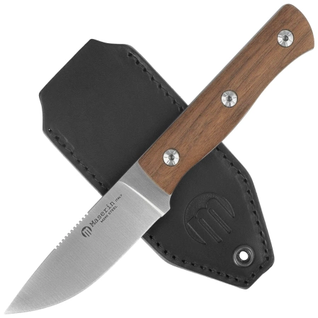 Maserin 915 Path Knife Walnut Wood, Stonewashed M390 by Igor Bortolussi (915/NC)