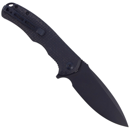 Civivi Knife Praxis Black Coarse Micarta, Black Stonewashed 9Cr18MoV (C803G)