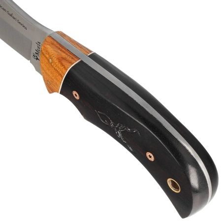 Muela Kudu LE No 450/1000 Granadillo Wood Knife, Satin 14C28N