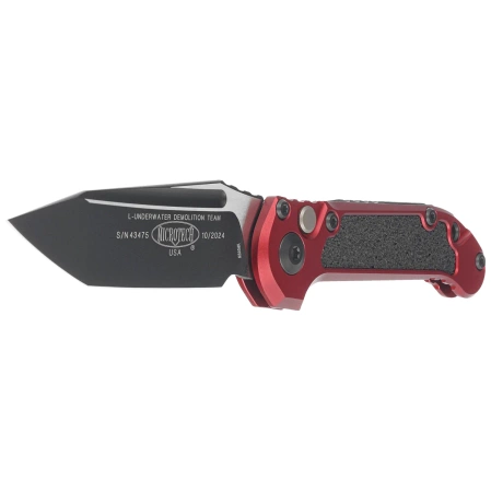 Nóż automatyczny Microtech LUDT Gen III T/E Merlot Aluminium, Black M390MK by Tony Marfione (1136-1MR)