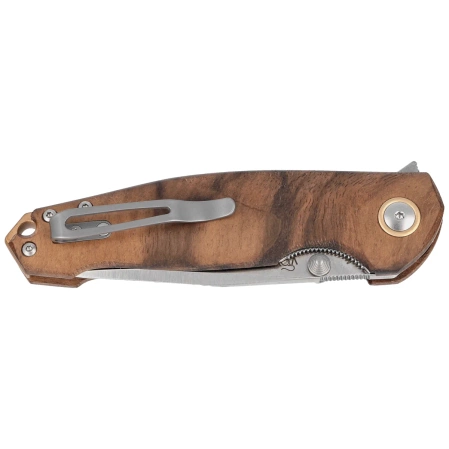 Viper Katla Walnut Wood, Satin M390 by Jesper Voxnæs Knife (V5985NO)