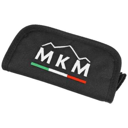 MKM Flame Light Drop Point Knife Natural Canvas Micarta, Stonewashed M390 by Michael Zieba (MK FL01L-NC)