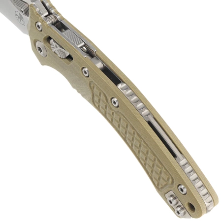 Nóż składany Microtech Amphibian Ram-Lok S/E Frag OD Green G10, Stonewashed M390MK by Tony Marfione (137RL-10FRGTOD)