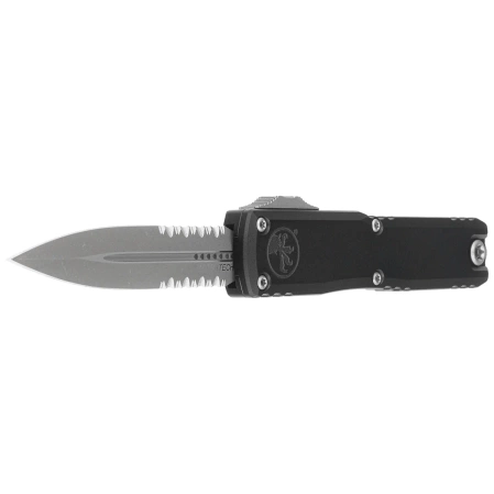 Nóż automatyczny OTF Microtech Ultratech Gen III ZBP D/E Black Aluminium, Apocalyptic P/S M390MK by Tony Marfione (1122-11AP)