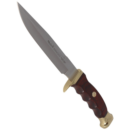Muela Ranger-14R Brown Pakka Wood, Satin X50CrMoV15 knife