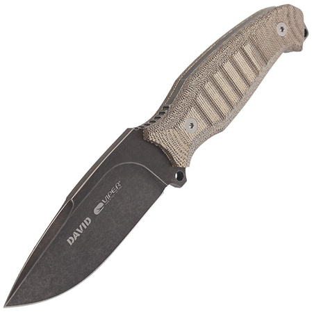 Viper Knife David Evolution Green Canvas Micarta, DSW by Rumici (VT4002ECG)