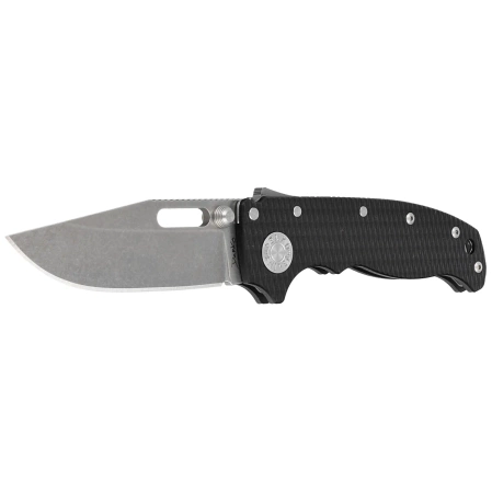 Nóż składany Demko AD20.5 Clip Point Black G10, Stonewashed CPM S35VN by Andrew Demko (205-S35-CPB)