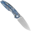 Nóż składany Remette RT-Cool Whale Lightning Pattern Titanium, Manual Fine Grinding Pearlescent M390 (RTCL-T3)