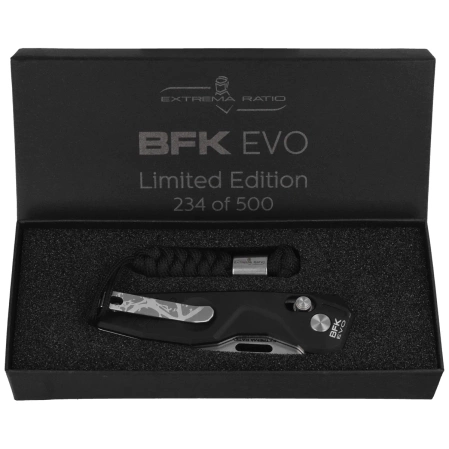 Extrema Ratio Carry Box Set: BFK EVO LE No. 234/500 Folding Knife, Cap, Wallet, Carbon Card (04.1000.0174/B-KIT)