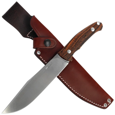 Viper Trail Knife Bocote Wood, Satin N690 by Jens Ansø (VT4068BC)