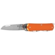 Fox Vulpis S4 Orange Aluminium, Polished N690Co Pocket Knife (FX-VP130-S4 OR)