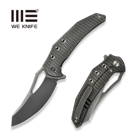Nóż składany WE Knife Epaulette Titanium, Polished Gray M390 by Gavko Knives (WE24024-4)