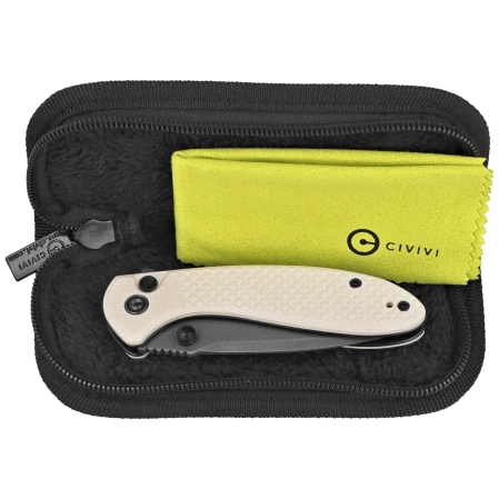 Nóż składany Civivi Faeger Ivory G10, Damascus (C24031-DS1)