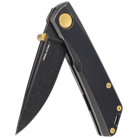 Real Steel Luna Boost Blackout Black Titanium, Blackwashed N690 by Poltergeist Works (7072)