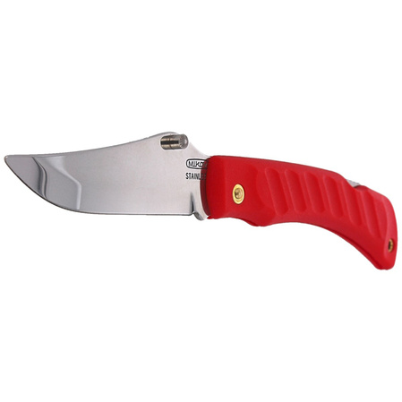 Mikov Crocodile Red ABS Folding Knife, Mirror Finish (243-NH-1/C RED)