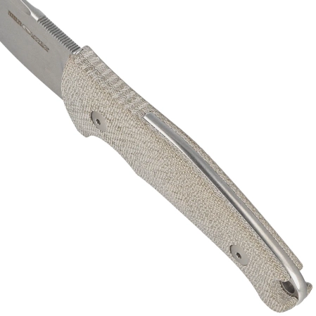 Viper Nordlys Green Canvas Micarta, Stonewashed N690 by Jens Ansø Knife (VT4044CG)