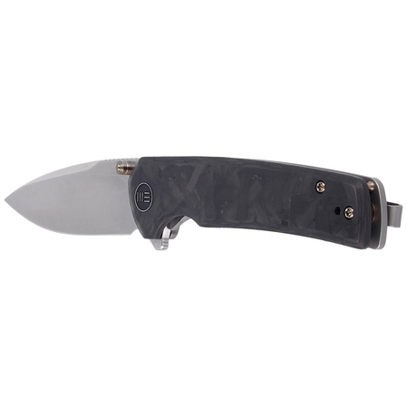 WeKnife Subjugator Gray Titanium/Marble Carbon Fiber, Satin CPM 20CV (WE21014D-1)