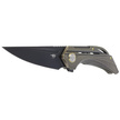 Bestech Vigil Bronze Titanium, Black Stonewashed M390 by Kombou Knife (BT2201D)