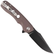 Bestech Arctic Brown G10, Black Stonewashed D2 knife (BG33D-2)