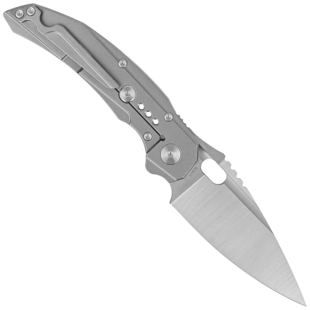 Bestech Exploit Grey Titanium/Carbon Fiber Knife, Satin CPM S35VN by Todd Knife and Tool (BT2005E)