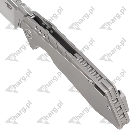 Nóż składany Bestech Shodan Grey Titanium, Stonewashed / Satin CPM S35VN by Todd Knife and Tool (BT1910A)
