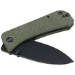 WE Knife Banter Green Micarta, Black Stonewashed CPM S35VN by Ben Petersen (2004J)
