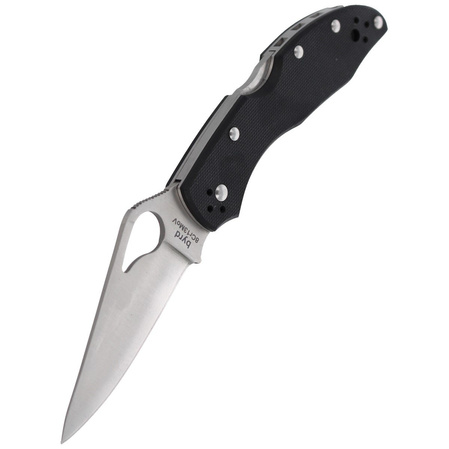 Spyderco Byrd Meadowlark 2 G-10 Black, Plain (BY04GP2)