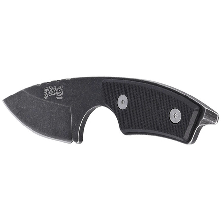 Herbertz CJH Neck Knife Black G10, Black Stonewashed 420 (10000345)
