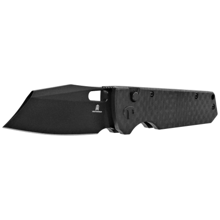 Nóż składany Bestechman Guardian Black G10 w/ Carbon Fiber Pattern, Black PVD D2 (BMK11E)