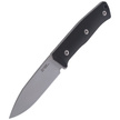 Nóż LionSteel Bushcraft G10 Black, Satin Blade (B35 GBK)