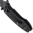 Nóż składany K25 RK-18488 Black Aluminium, Black 7Cr17Mov