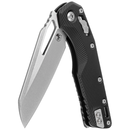 Nóż składany Microtech MSI S/E Fluted Black Aluminium, Stonewashed M390MK by Tony Marfione (210-10FL)