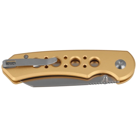 Civivi Pragma Prime Knife Champagne Aluminum, Satin 14C28N (C24067-3)