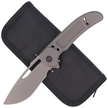 WE Knife Minax Gray Titanium, Gray Stonewashed CPM 20CV by Ferrum Forge (2007B)