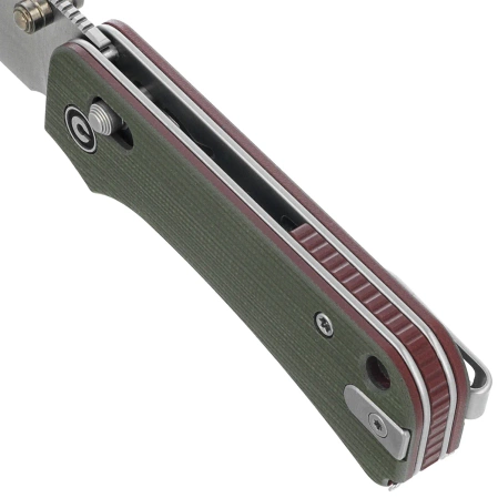 Nóż składany Civivi Baby Banter 2 TG Green G10, Satin 14C28N by Ben Petersen (C24074-1)