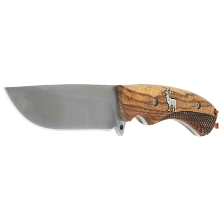 Nóż myśliwski Martinez Albainox Deer Zebra Wood, Satin 3Cr13Mov (32798)