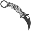 Fox The End Karambit Knife Black Aluminum, Black N690Co (FX-599 ALB-3)