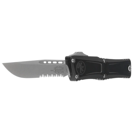 Nóż automatyczny OTF Microtech Combat Troodon Gen III S/E Black Aluminium, Apocalyptic P/S M390MK by Tony Marfione (1143-11AP)