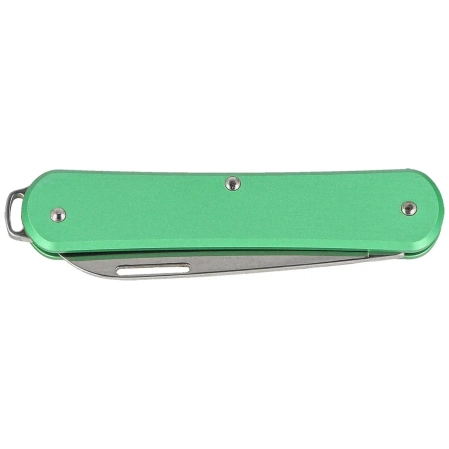 Fox Vulpis OD Green Aluminium, Polished N690Co Pocket Knife (FX-VP130 OD)