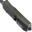 Tekto A5 Spry Mini D/E OD Green Aluminum OTF Knife, Black CPM S35VN