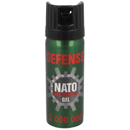 Zestaw 3x Gaz pieprzowy Sharg Nato Defence Gel 2mln Cone 50ml + 2x chusteczka dekontaminacyjna (41050-C)