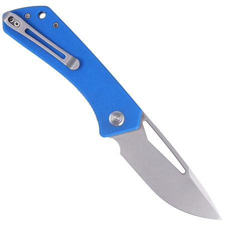 Kubey Thalia Knife Blue G10, Beadblasted D2 (KU331B)